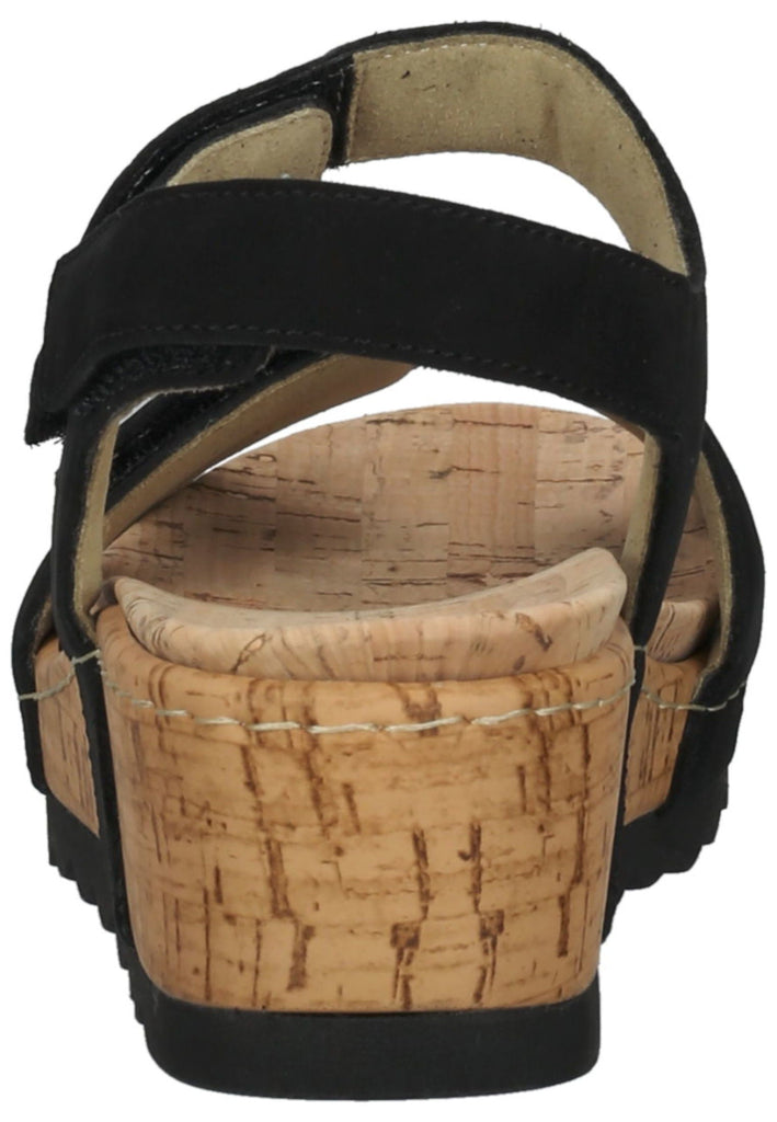 Waldläufer Sandalen Leder Schwarz