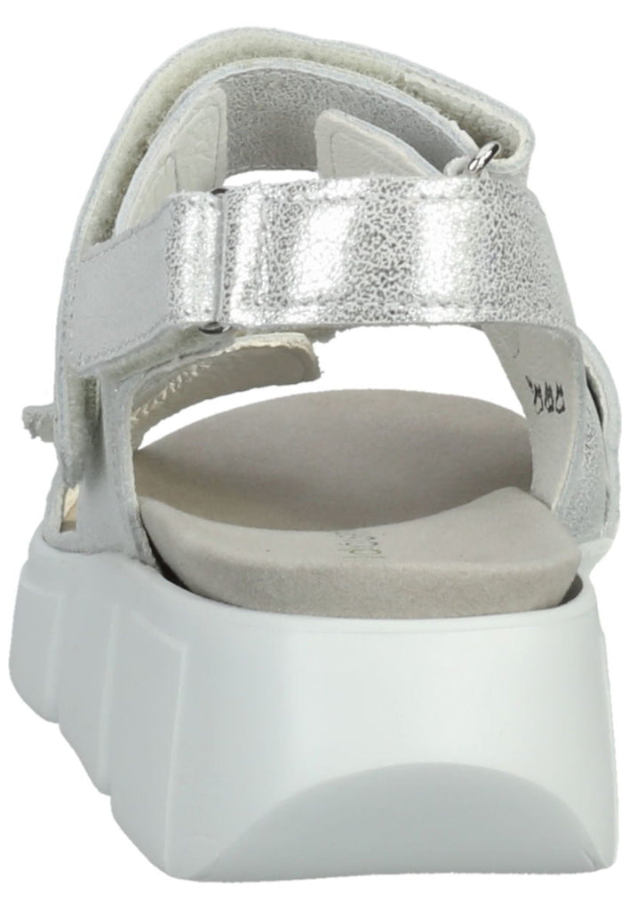 Waldläufer Sandalen Leder Silber
