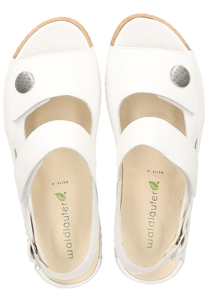 Waldläufer Sandalen Leder Weiß