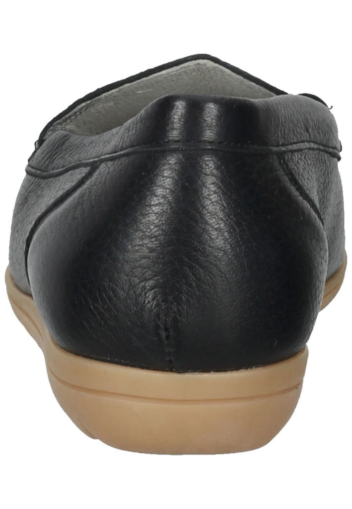 Waldläufer Slipper Leder Schwarz