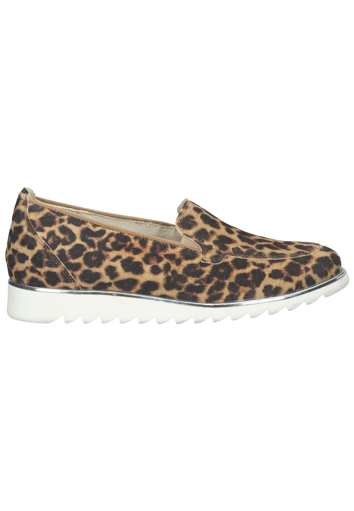 Slipper Waldläufer Slipper Leder Leopard