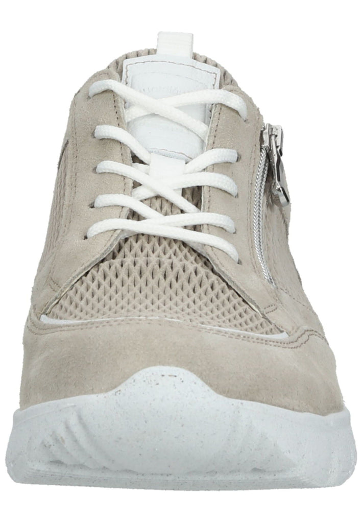 Waldläufer Sneaker Leder Beige/Weiß
