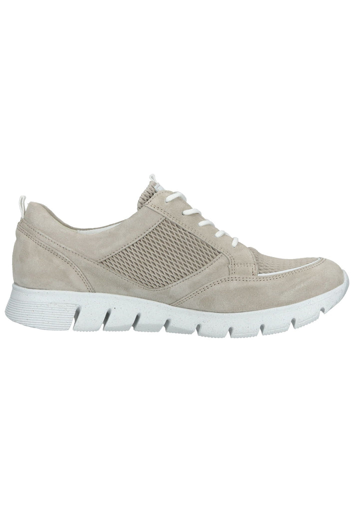 Waldläufer Sneaker Leder Beige/Weiß