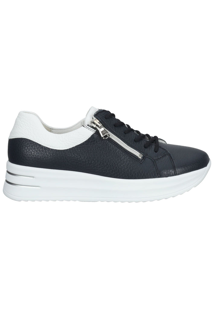 Waldläufer Sneaker Leder Blau/Weiß