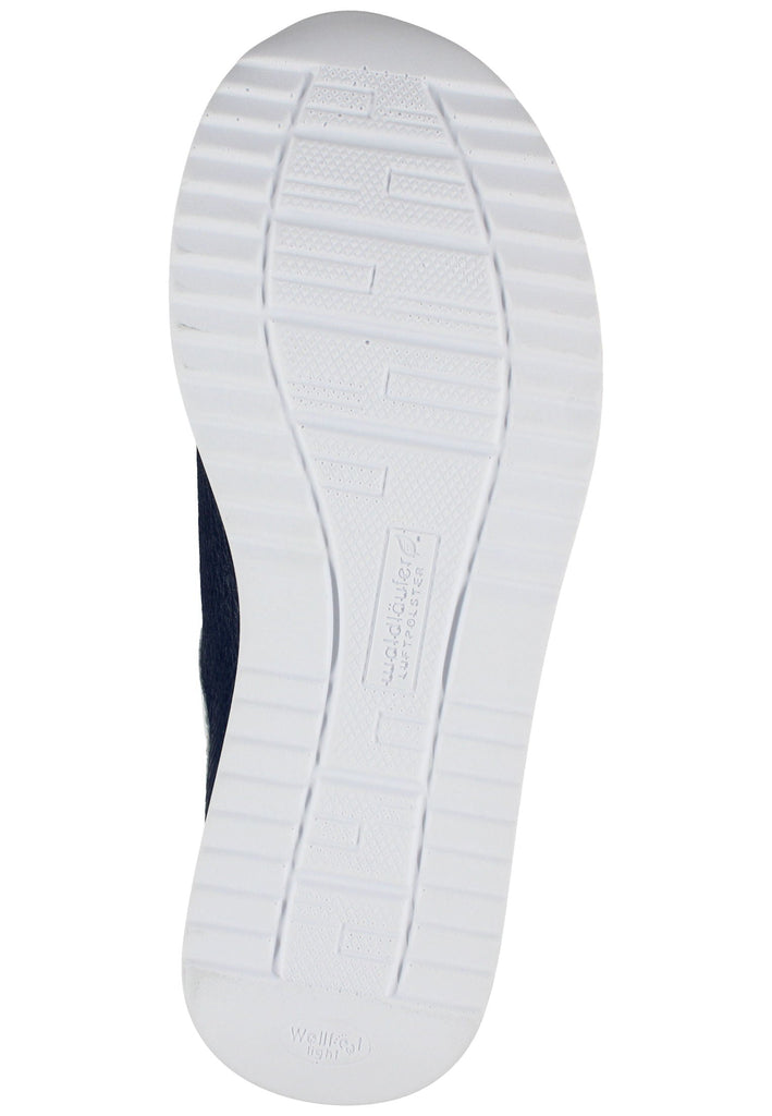 Waldläufer Sneaker Leder Blau/Weiß