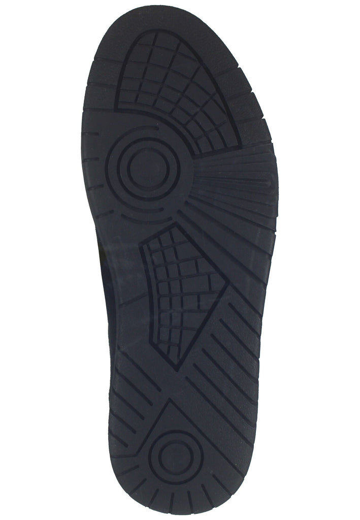 Waldläufer Sneaker Leder Schwarz