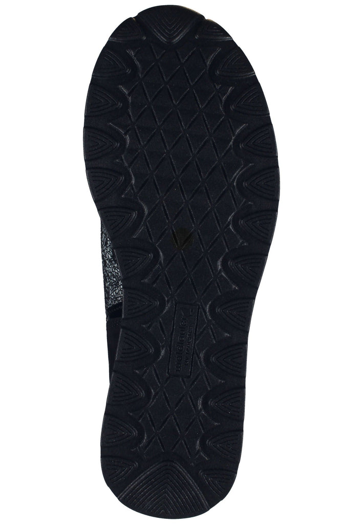 Waldläufer Sneaker Leder Schwarz