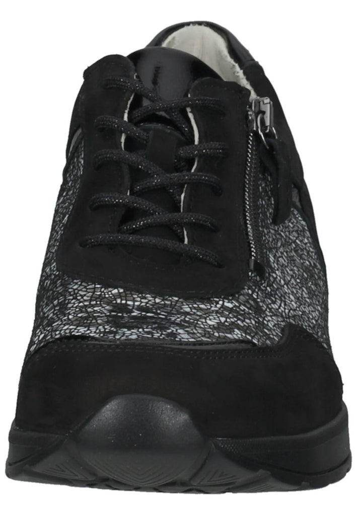 Waldläufer Sneaker Leder Schwarz