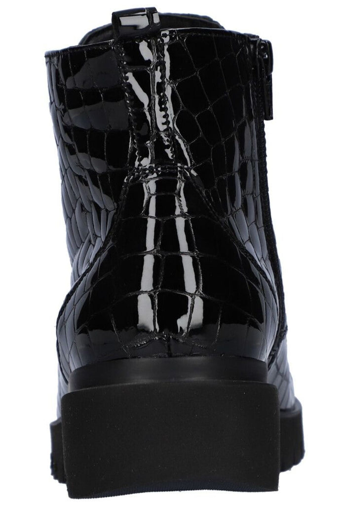 Waldläufer Sneaker Leder Schwarz Warmfutter