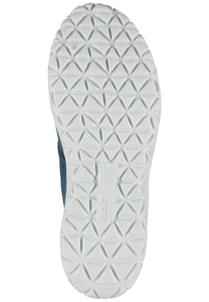 Waldläufer Sneaker Leder/Textil Blau/Silber