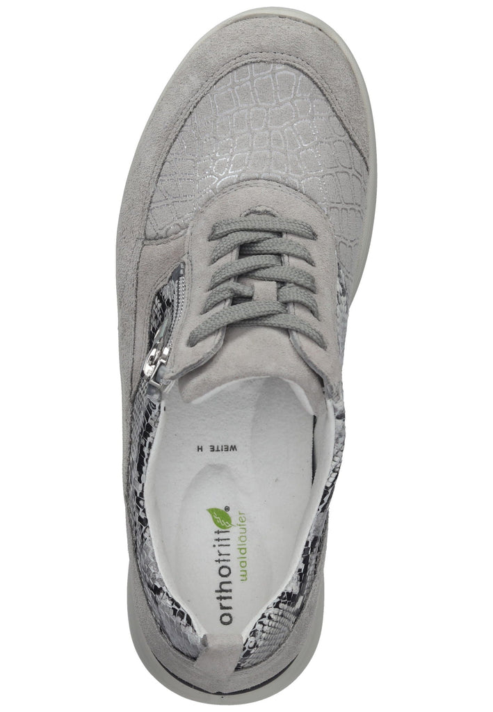 Waldläufer Sneaker Leder/Textil Grau