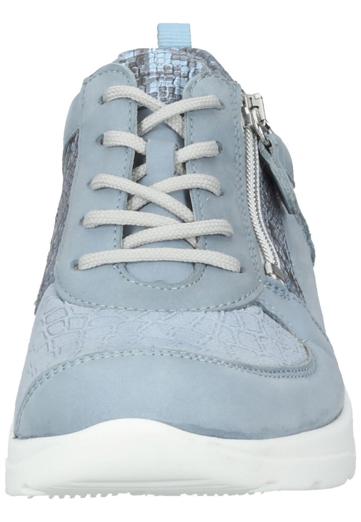 Waldläufer Sneaker Leder/Textil Hellblau/Silber