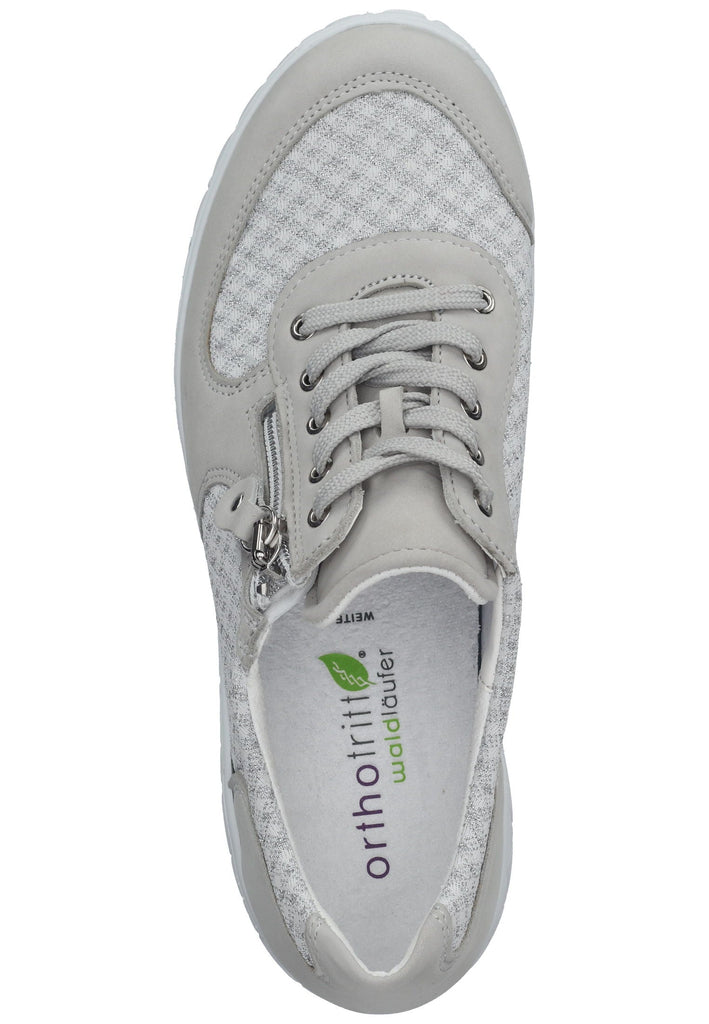 Waldläufer Sneaker Leder/Textil Hellgrau