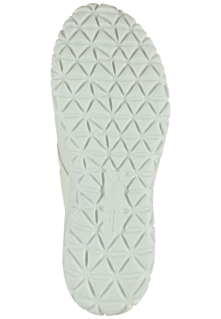 Waldläufer Sneaker Leder/Textil Weiß/Grau