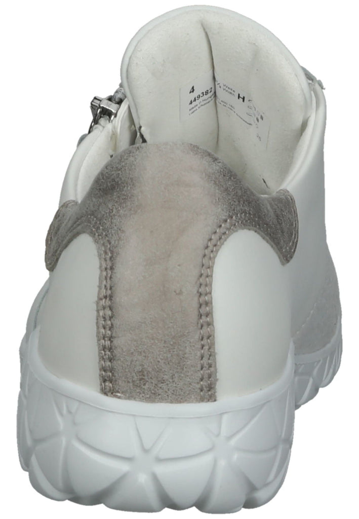 Waldläufer Sneaker Leder/Textil Weiß/Grau