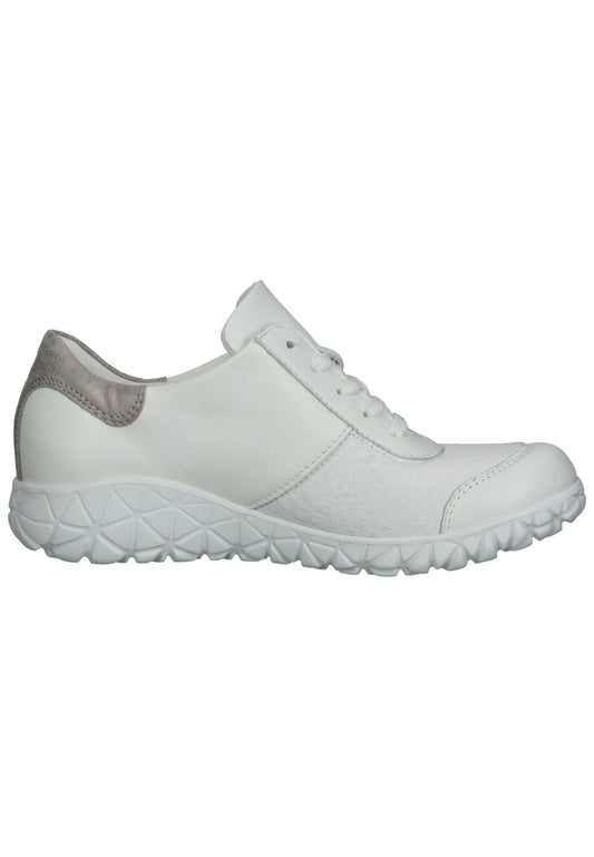 Waldläufer Sneaker Leder/Textil Weiß/Grau