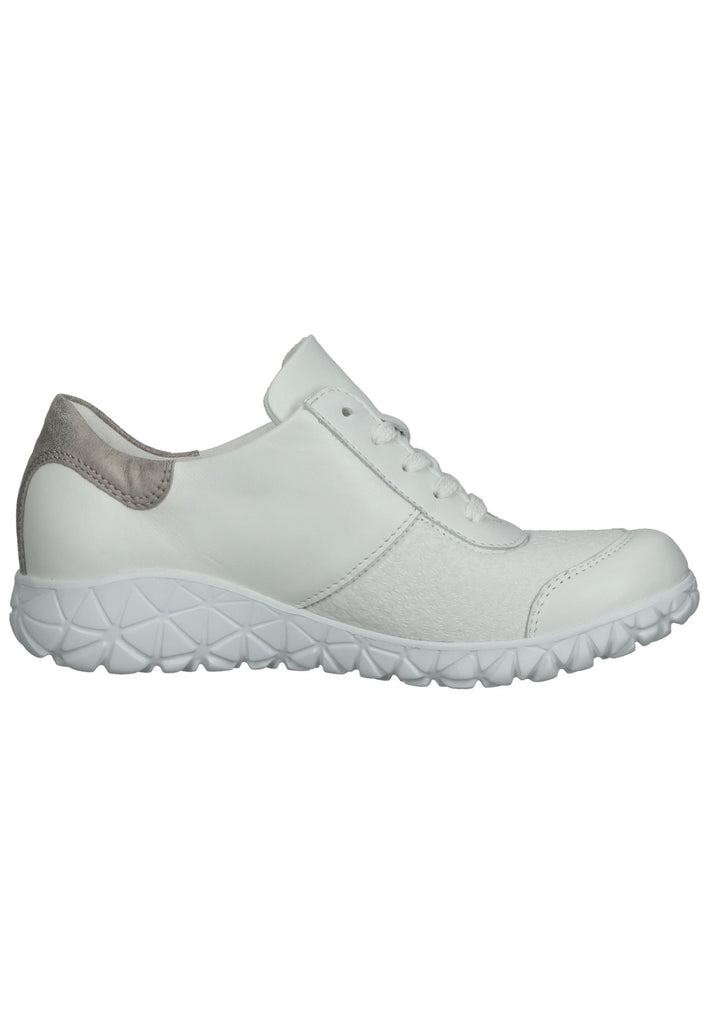 Waldläufer Sneaker Leder/Textil Weiß/Grau