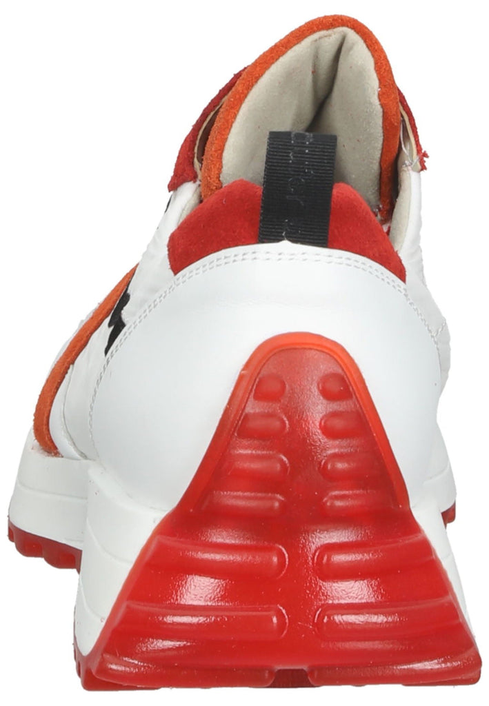Waldläufer Sneaker Leder/Textil Weiß/Orange