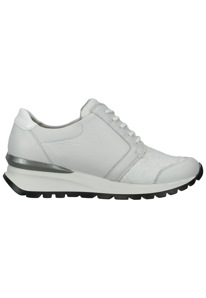 Waldläufer Sneaker Leder/Textil Weiß/Silber