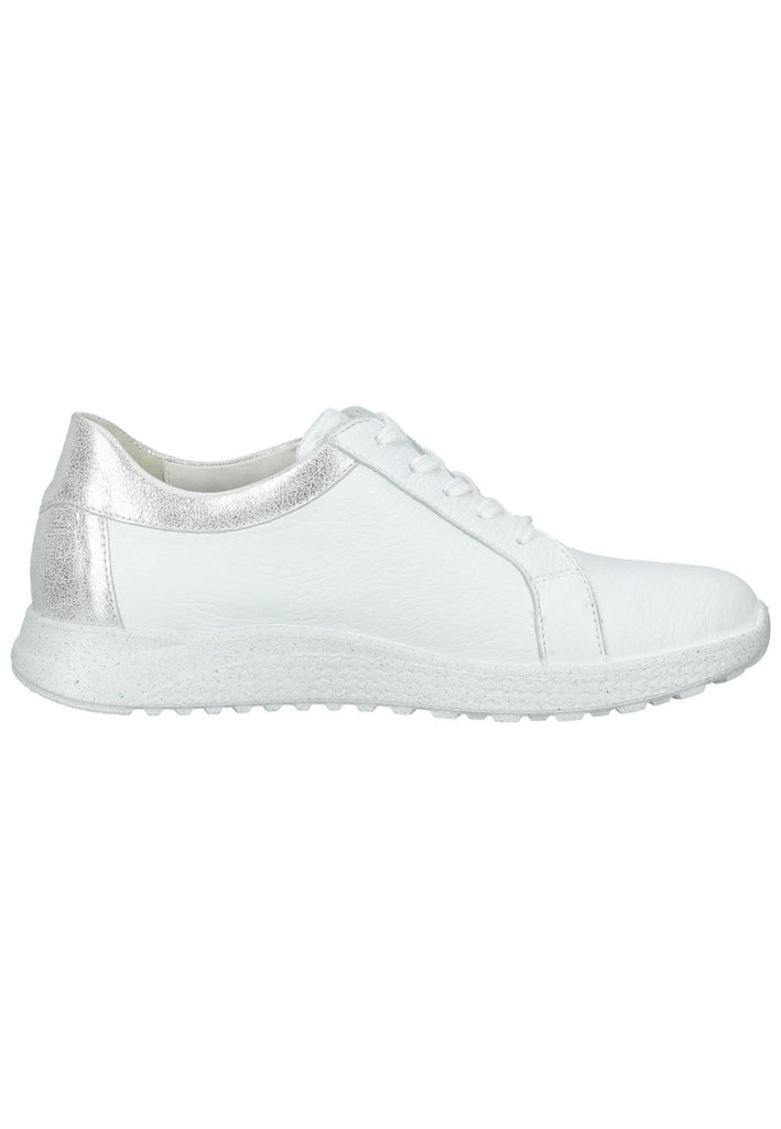 Waldläufer Sneaker Leder Weiß/Silber