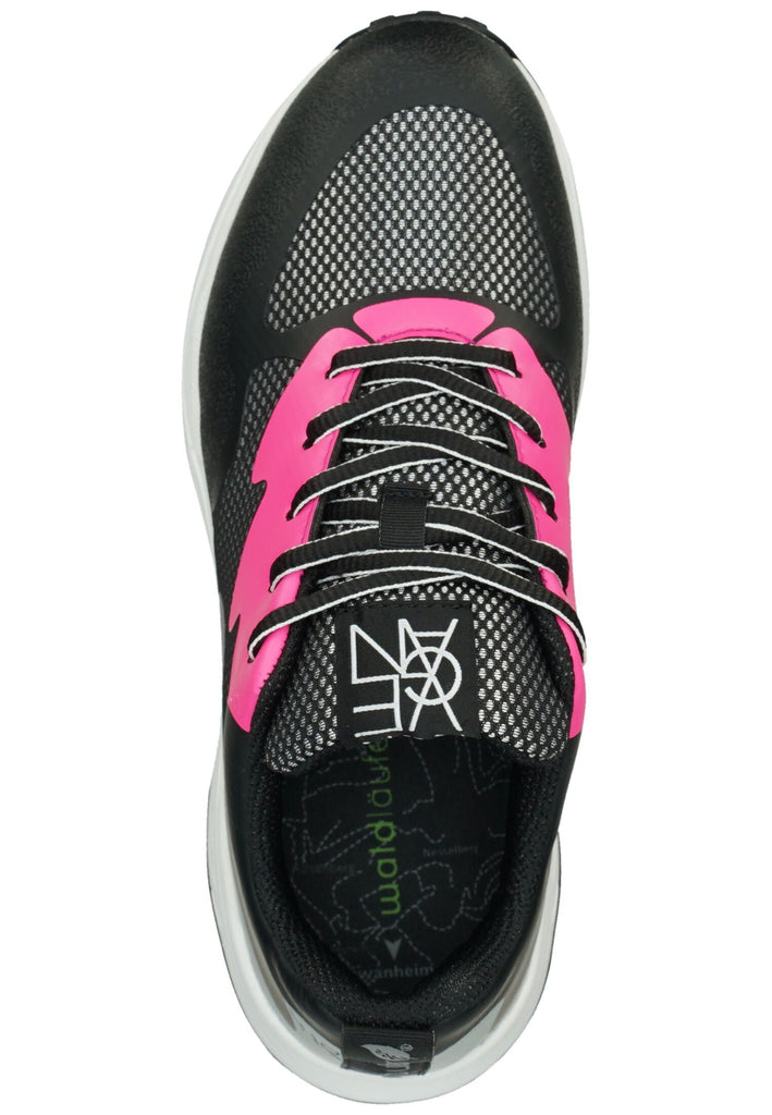 Waldläufer Sneaker Textil Schwarz/Pink