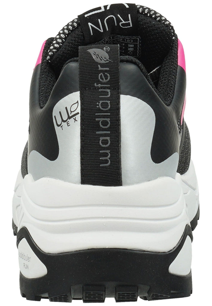 Waldläufer Sneaker Textil Schwarz/Pink