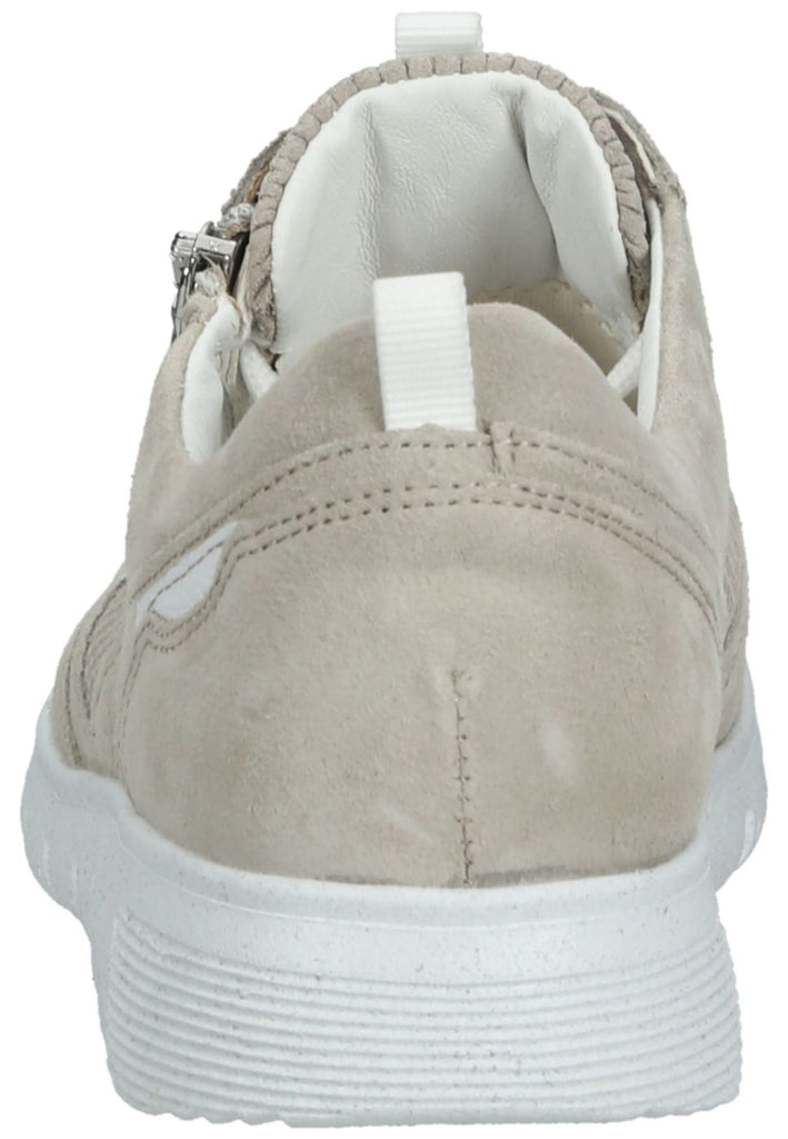 Sneaker Waldläufer Sneaker Leder Beige/Weiß