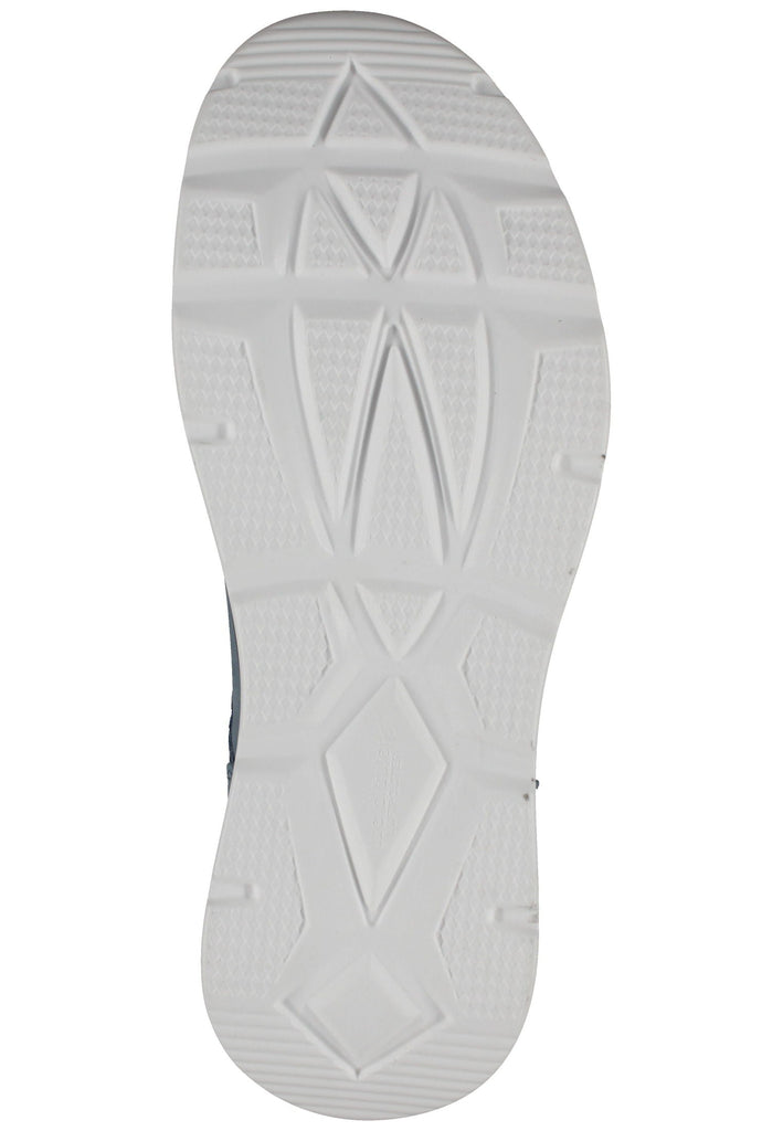 Sneaker Waldläufer Sneaker Leder/Textil Hellblau/Silber