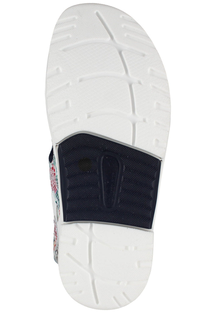 Sport- und Wanderschuhe Waldläufer Wanderschuhe Leder/Textil Weiß Kombi