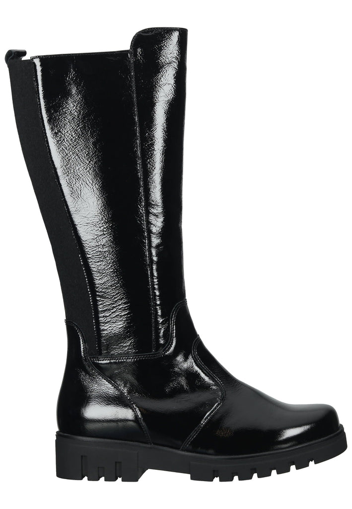 Waldläufer Stiefel Leder Schwarz