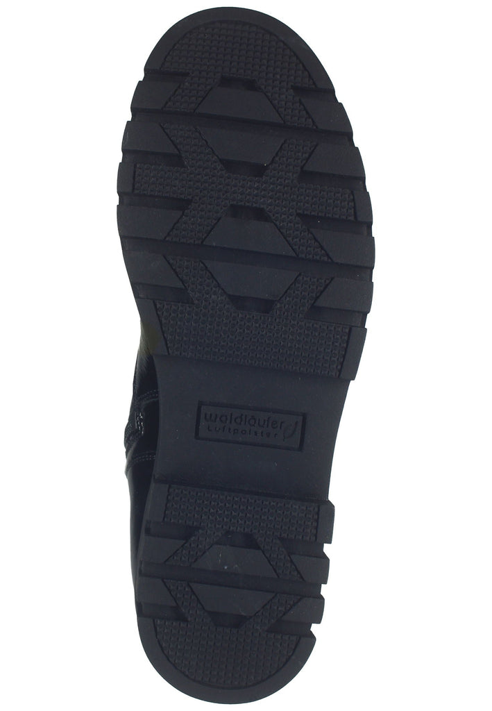 Waldläufer Stiefel Leder Schwarz