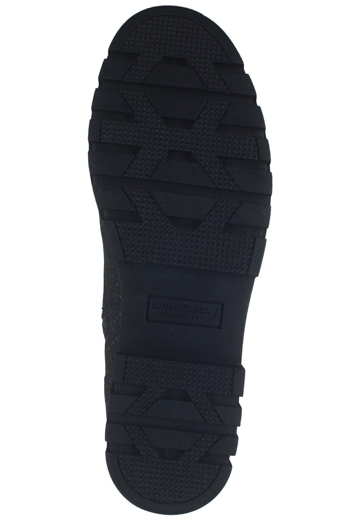 Waldläufer Stiefelette Leder Carbon