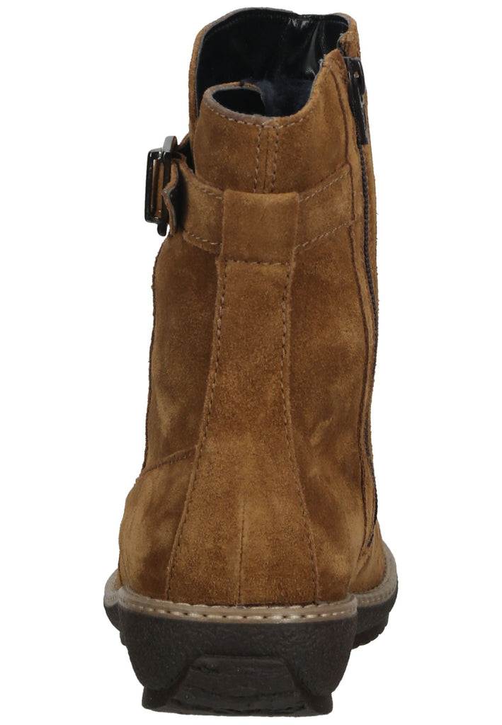 Waldläufer Stiefelette Leder Cognac Warmfutter
