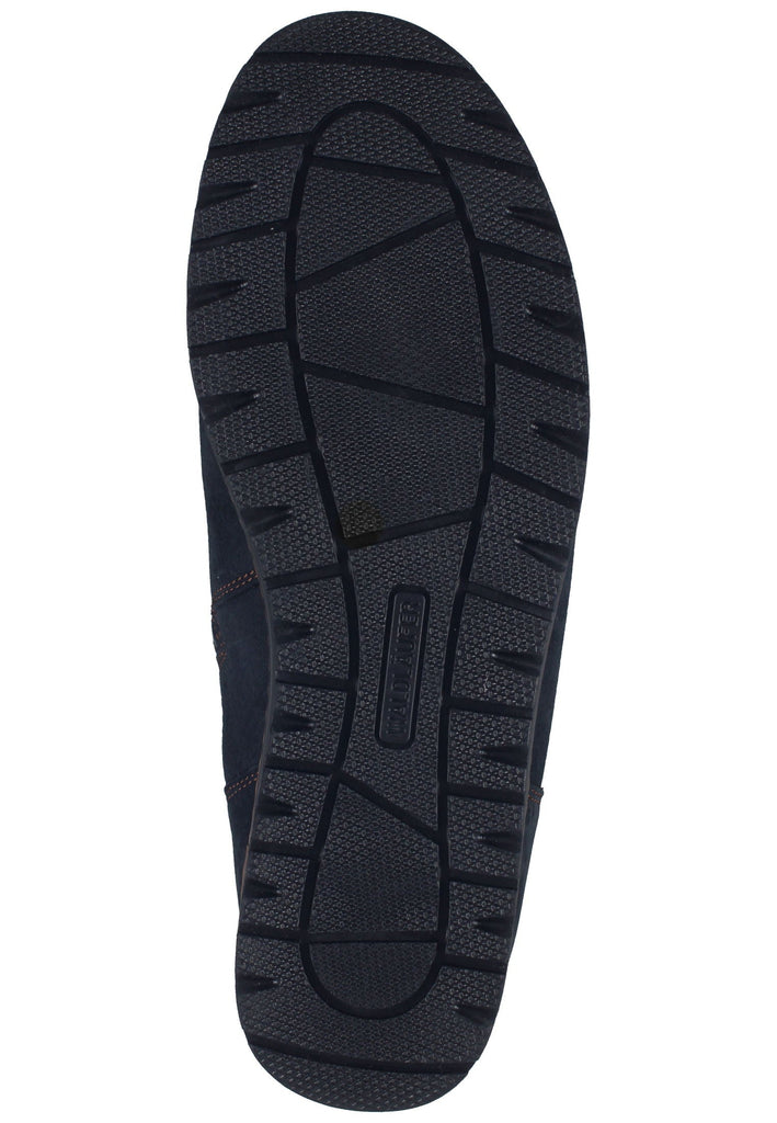 Waldläufer Stiefelette Leder dunkelblau Warmfutter