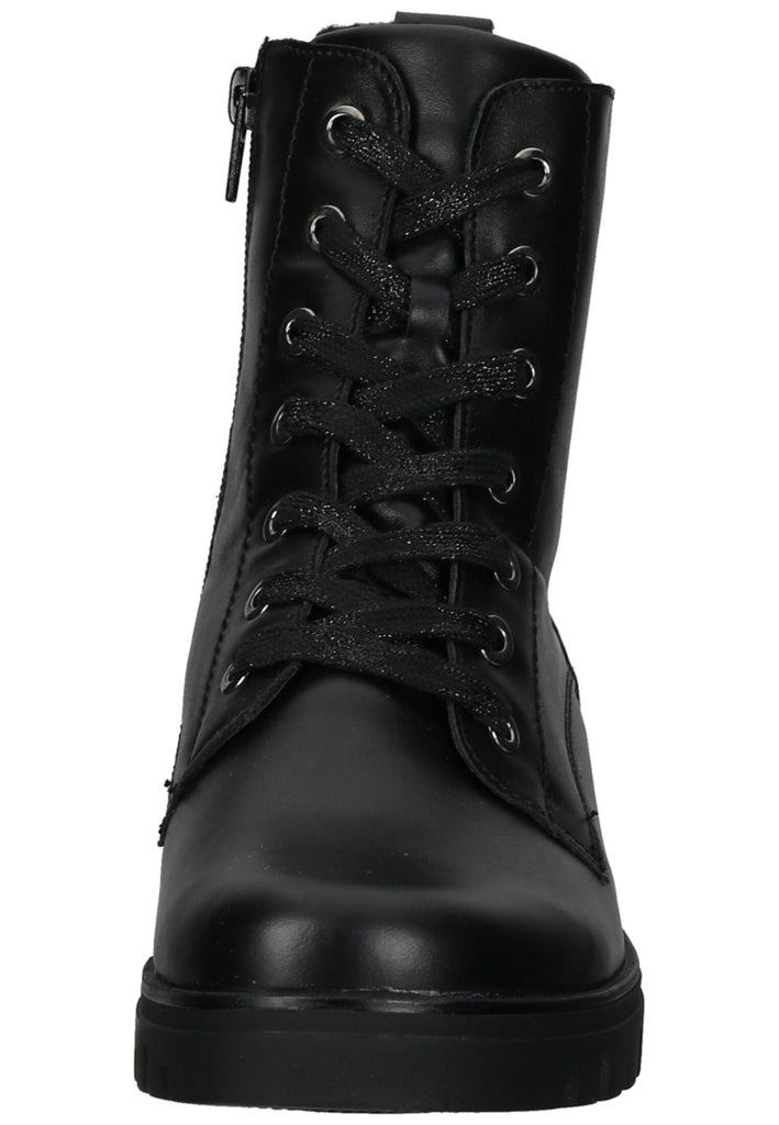 Waldläufer Stiefelette Leder Schwarz