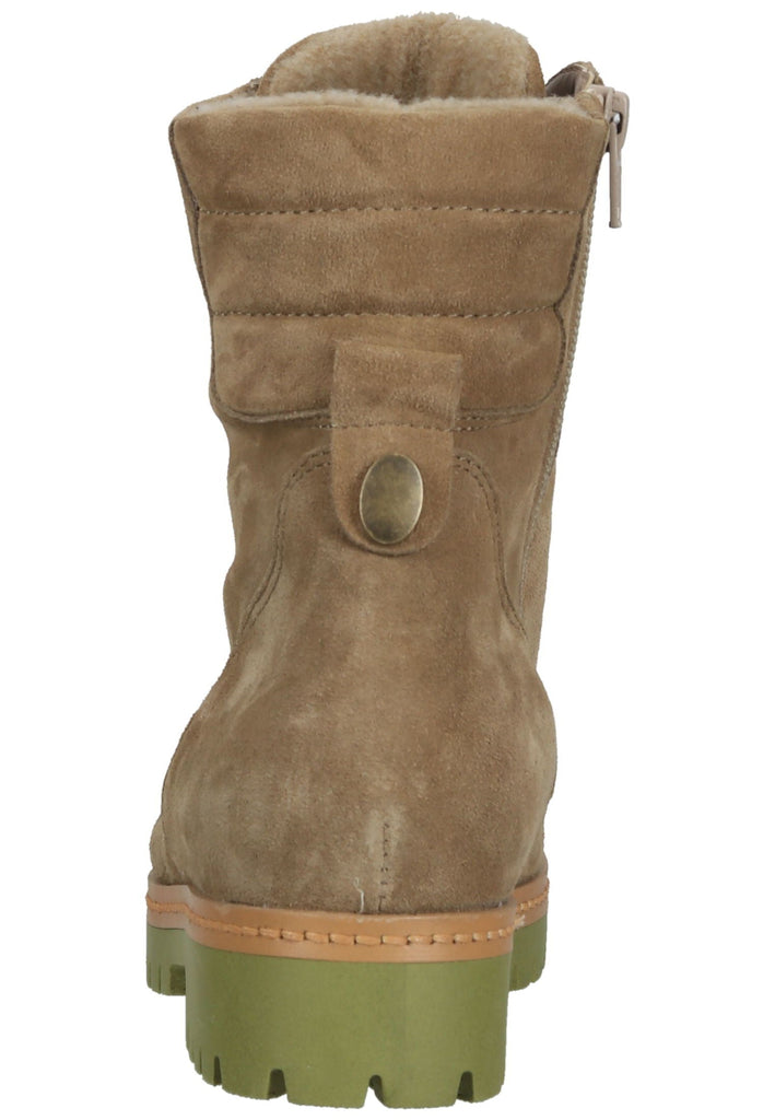 Waldläufer Stiefelette Leder Taupe Warmfutter