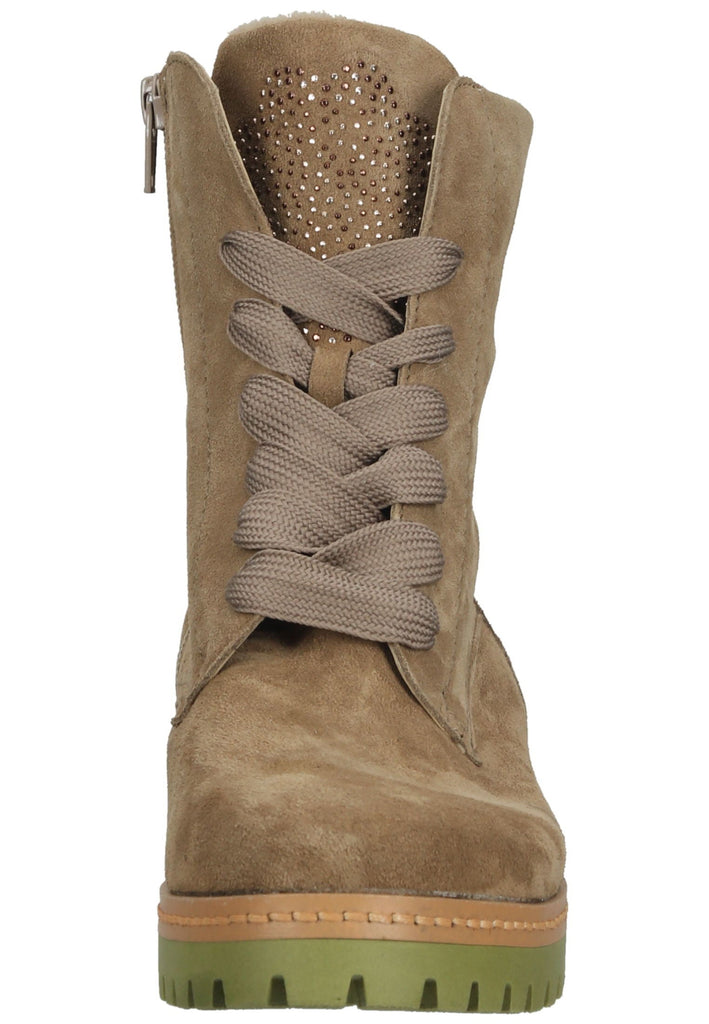 Waldläufer Stiefelette Leder Taupe Warmfutter