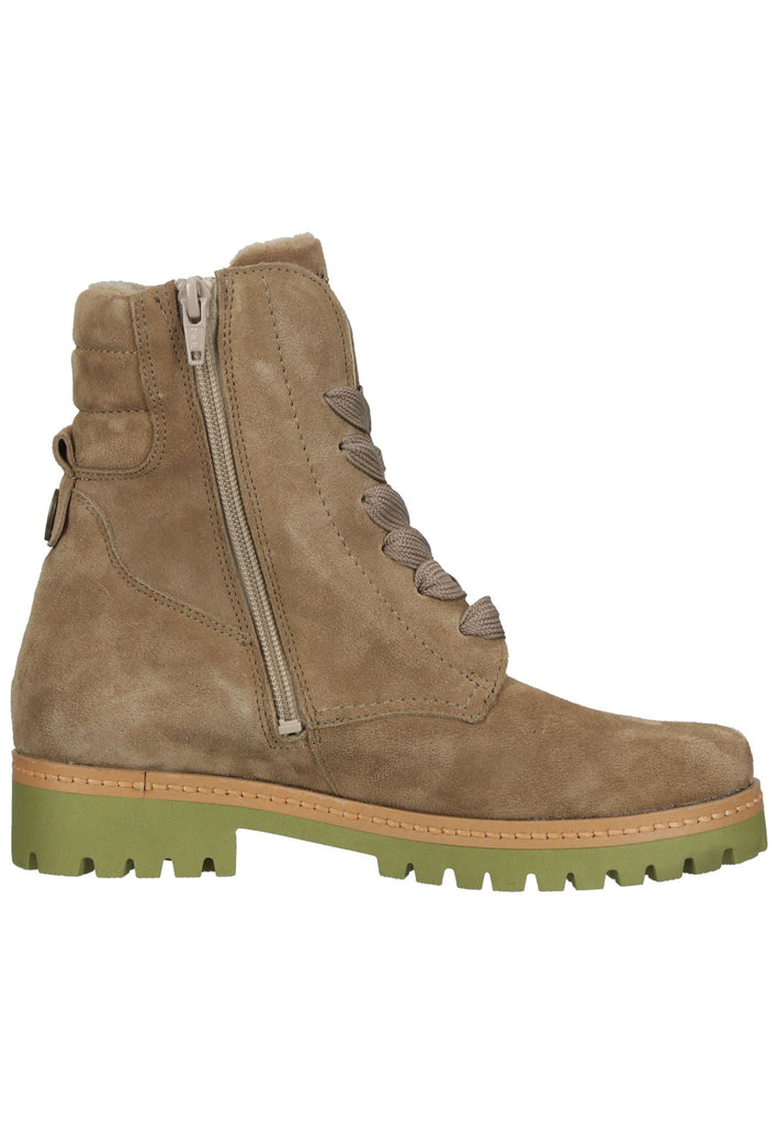 Waldläufer Stiefelette Leder Taupe Warmfutter