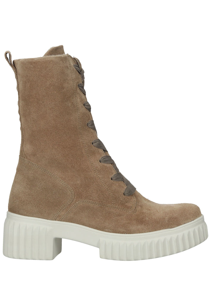 Waldläufer Stiefelette Leder Taupe Warmfutter