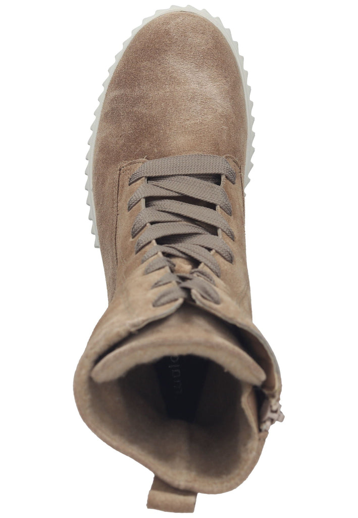 Waldläufer Stiefelette Leder Taupe Warmfutter