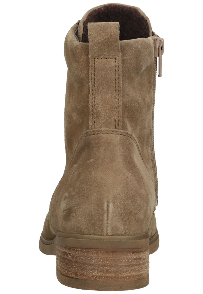 Waldläufer Stiefelette Leder Taupe Warmfutter