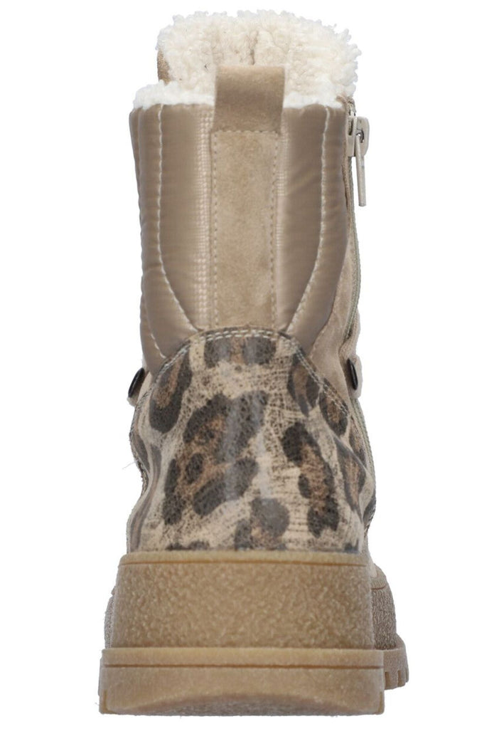 Waldläufer Stiefelette Leder/Textil Beige