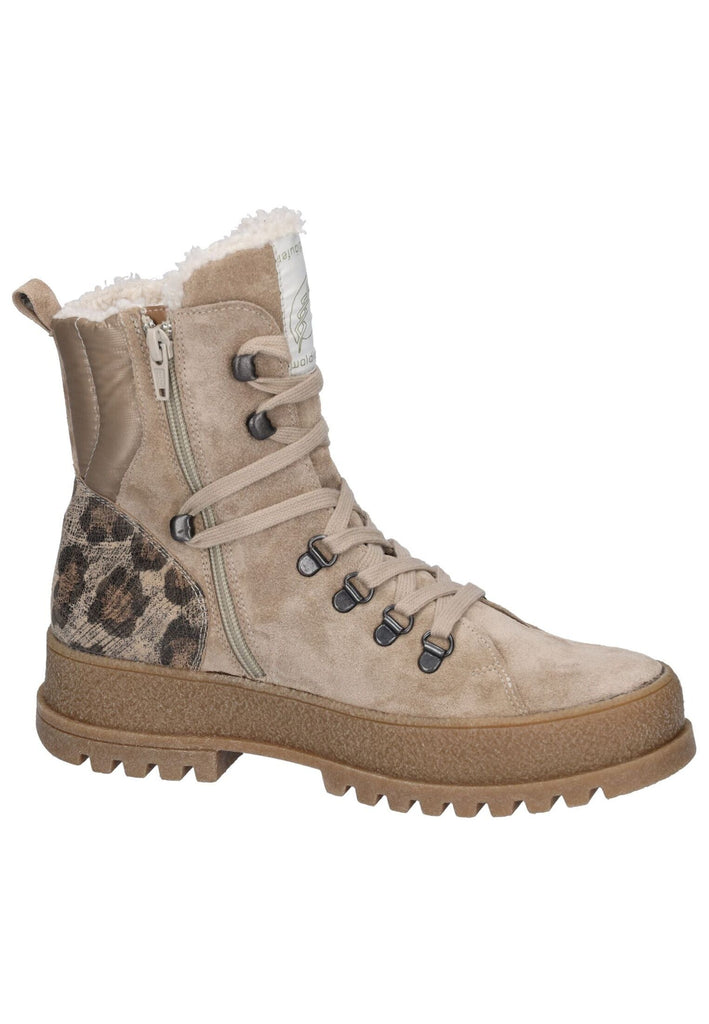 Waldläufer Stiefelette Leder/Textil Beige