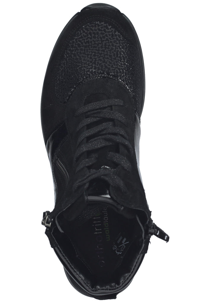 Waldläufer Stiefelette Leder/Textil Schwarz