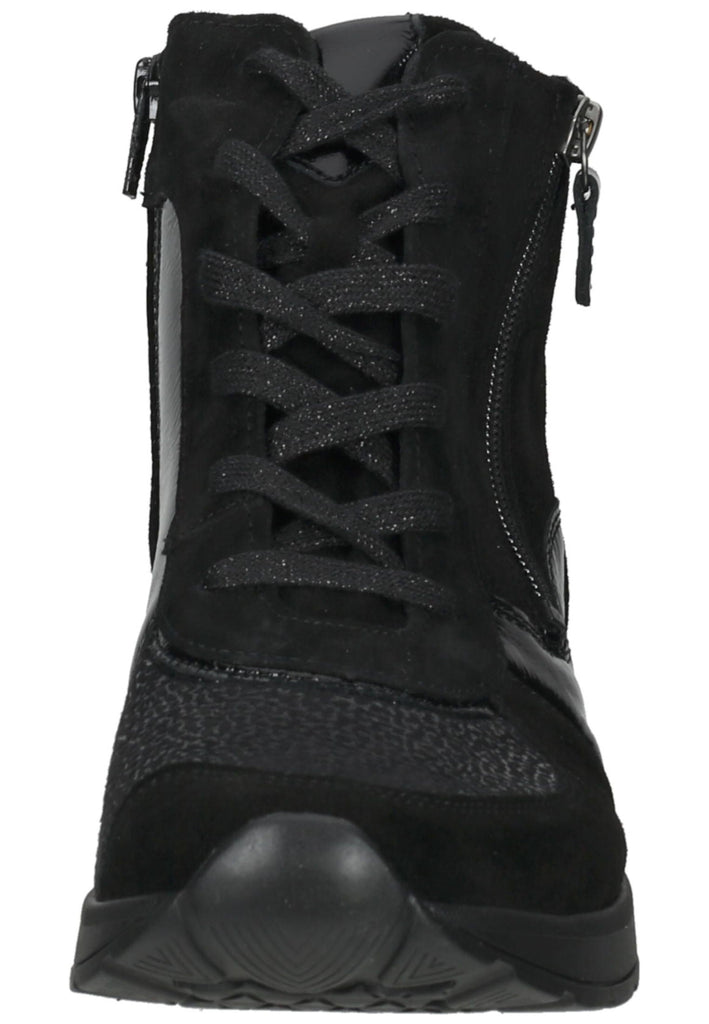 Waldläufer Stiefelette Leder/Textil Schwarz