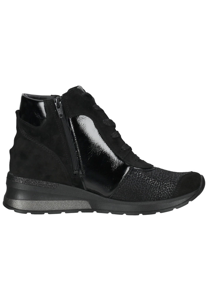 Waldläufer Stiefelette Leder/Textil Schwarz