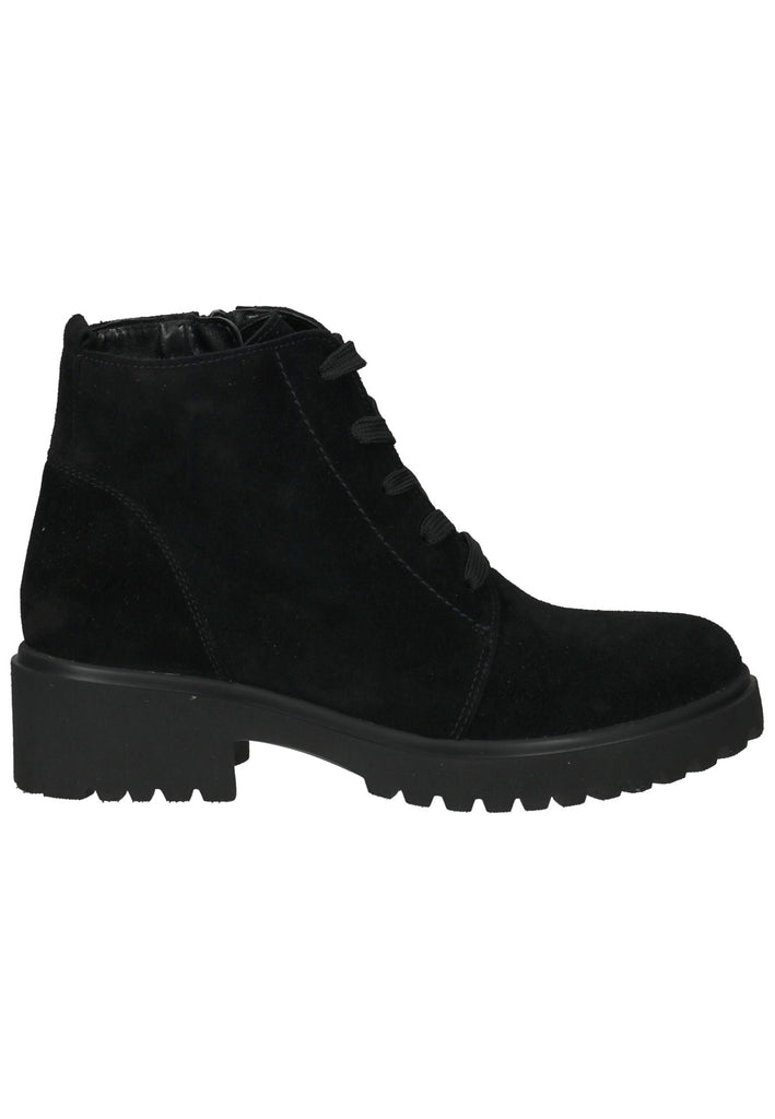 Waldläufer Stiefelette Leder/Textil Schwarz Warmfutter