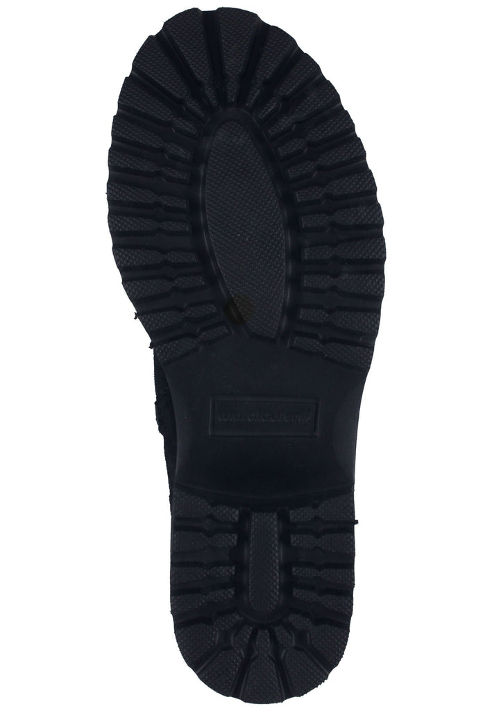 Waldläufer Stiefelette Leder/Textil Schwarz Warmfutter