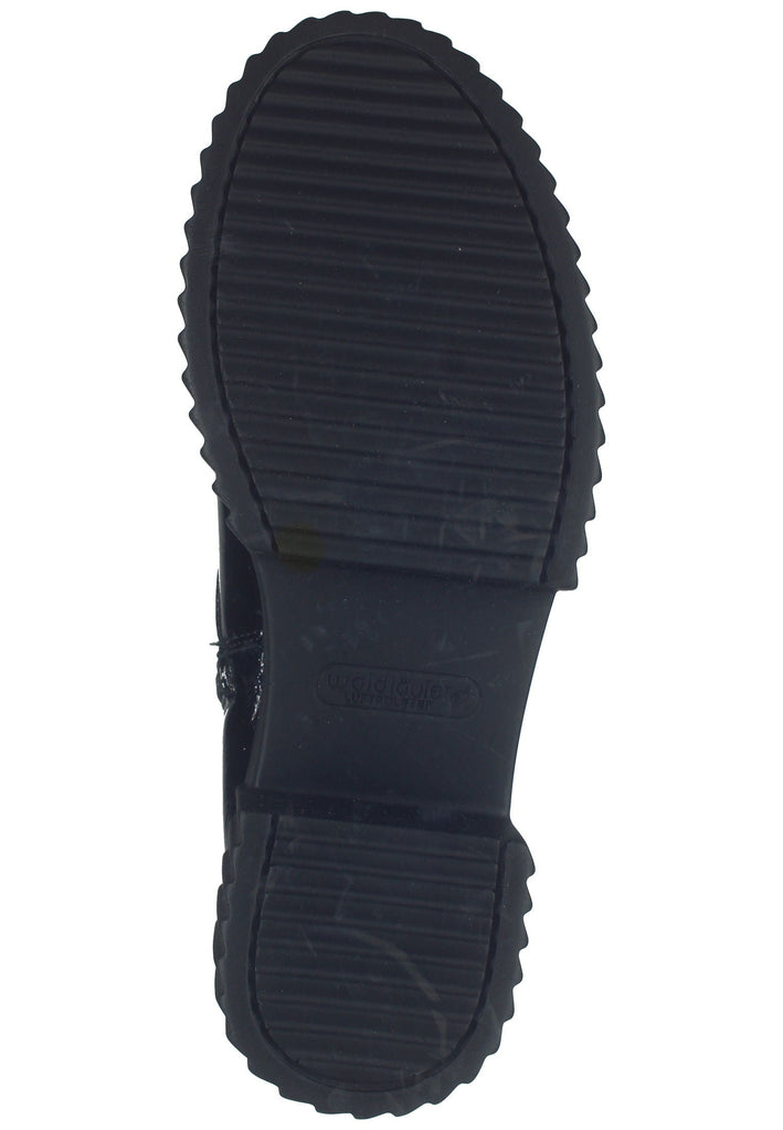 Waldläufer Stiefelette Leder/Textil Schwarz Warmfutter