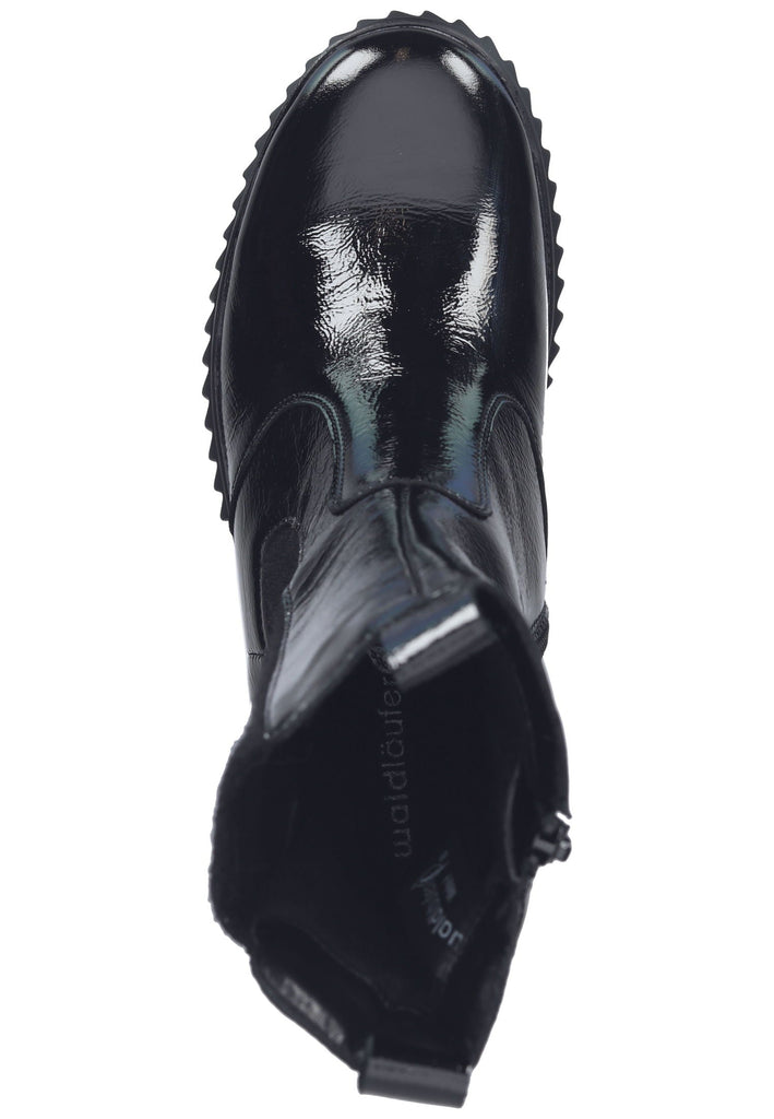 Waldläufer Stiefelette Leder/Textil Schwarz Warmfutter